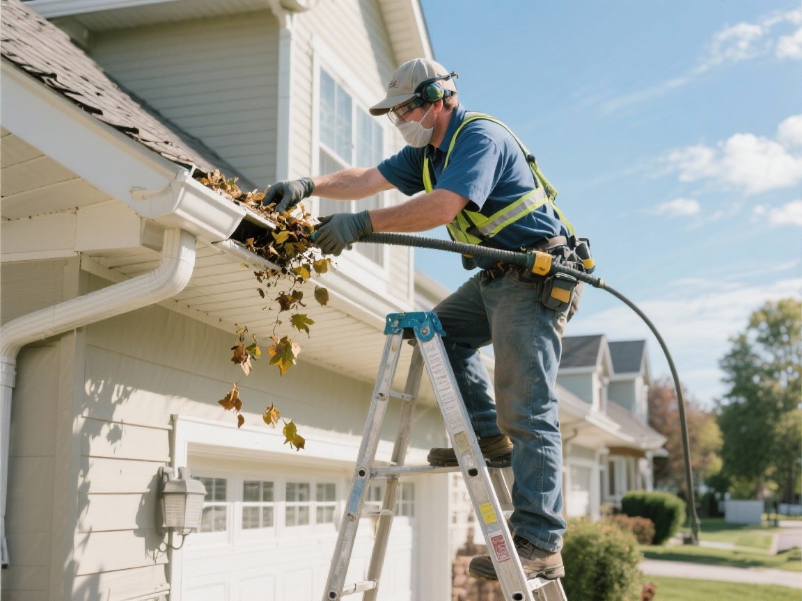 Professional window and gutter cleaning in Brantford, Ontario